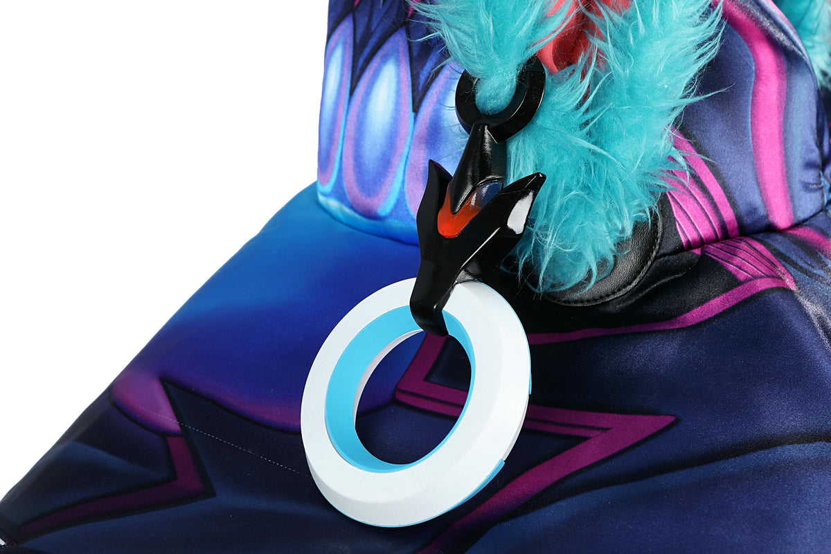 League of Legends Battle Bunny Aurora Cosplay Costume – Gaming Outfit – photo 34 of 35
