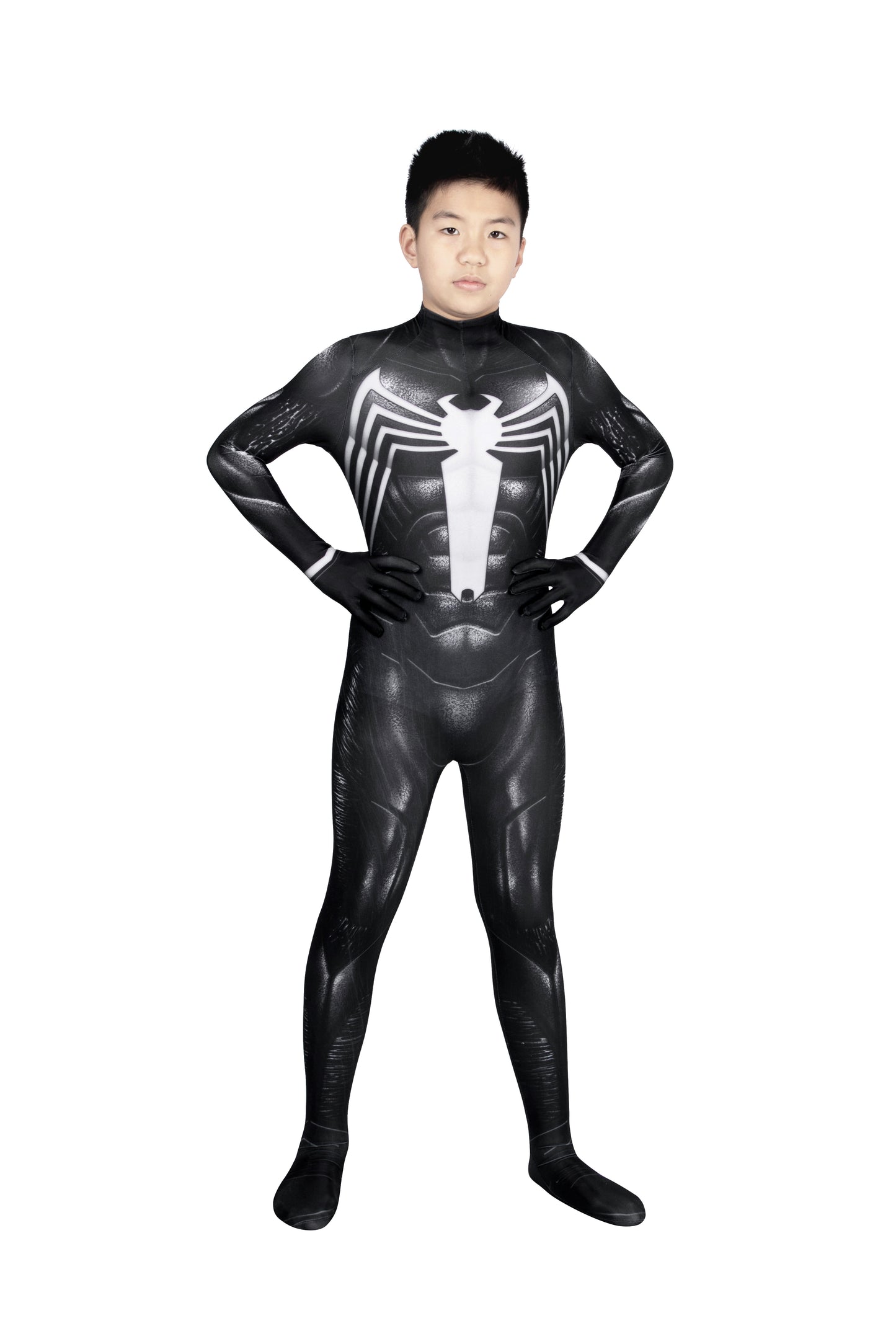 Spider-Man 2 Cosplay-Kostüm für Kinder im schwarzen Anzug | Marvel-Outfit