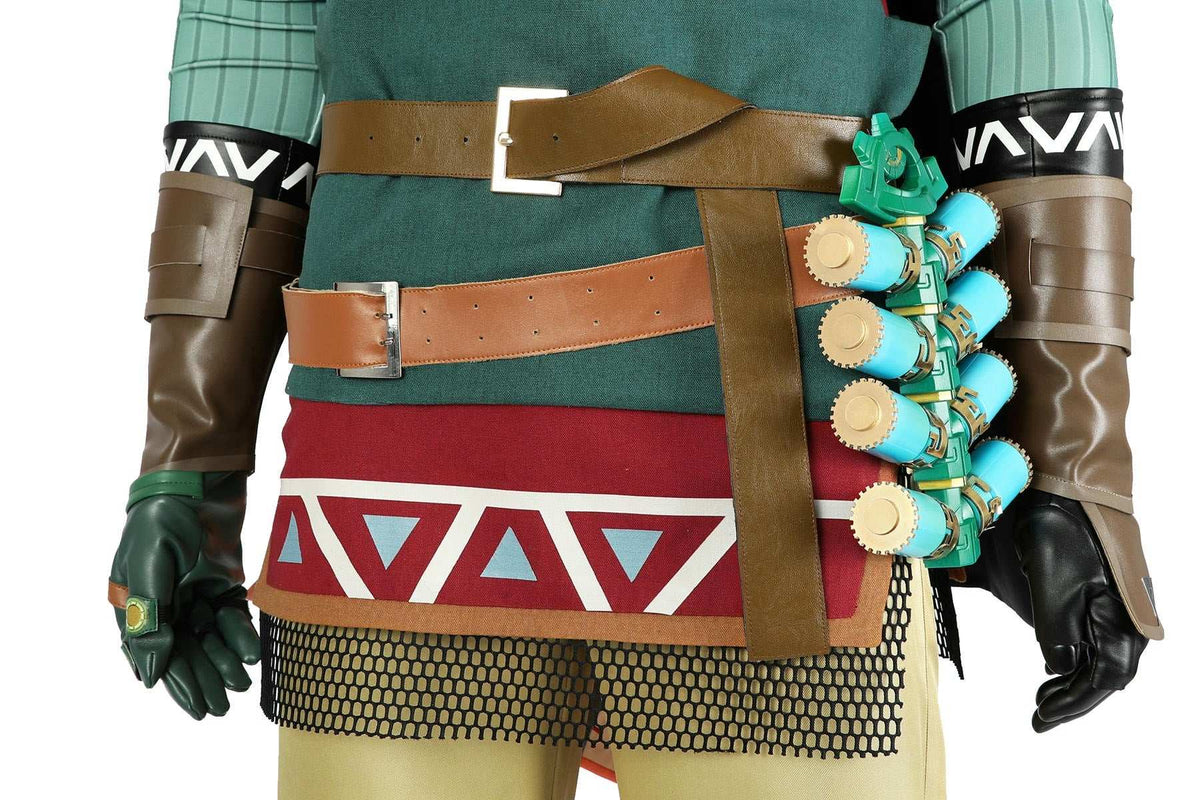 The Legend of Zelda Tears of the Kingdom Link Hylian Tunic Complete Cosplay Costume Outfit