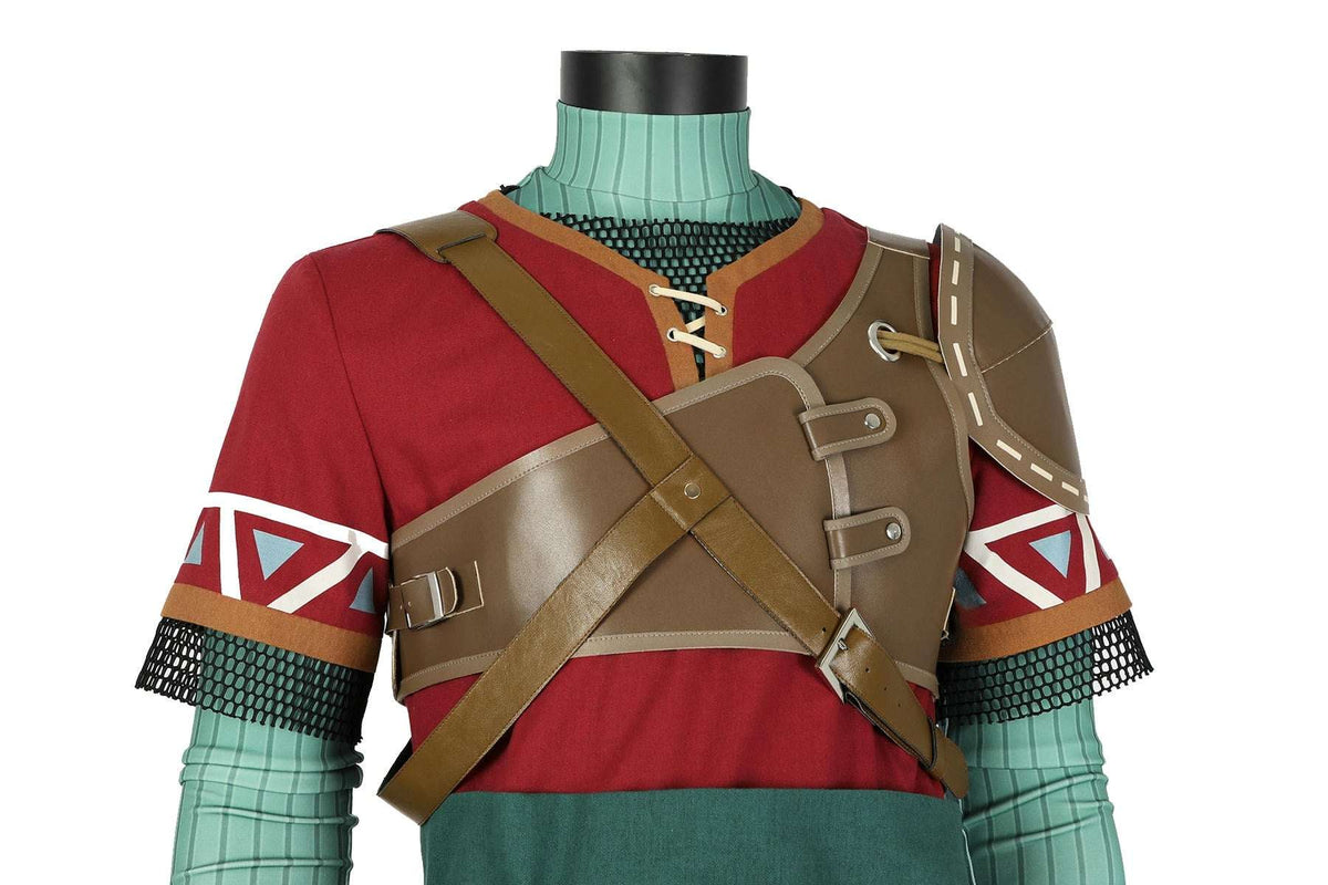 The Legend of Zelda Tears of the Kingdom Link Hylian Tunic Complete Cosplay Costume Outfit
