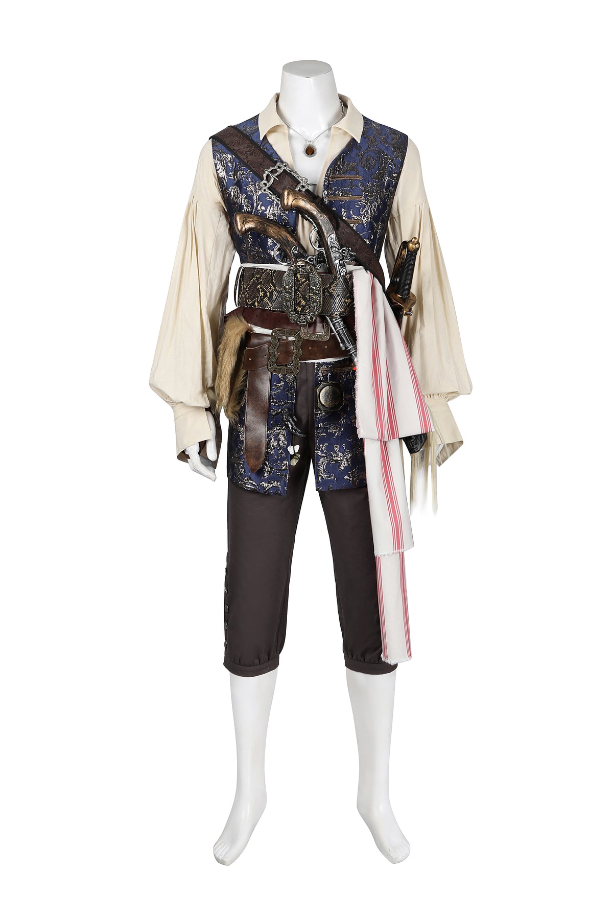 Pirates of the Caribbean Jack Sparrow Cosplay Costume | Pirate Outfit