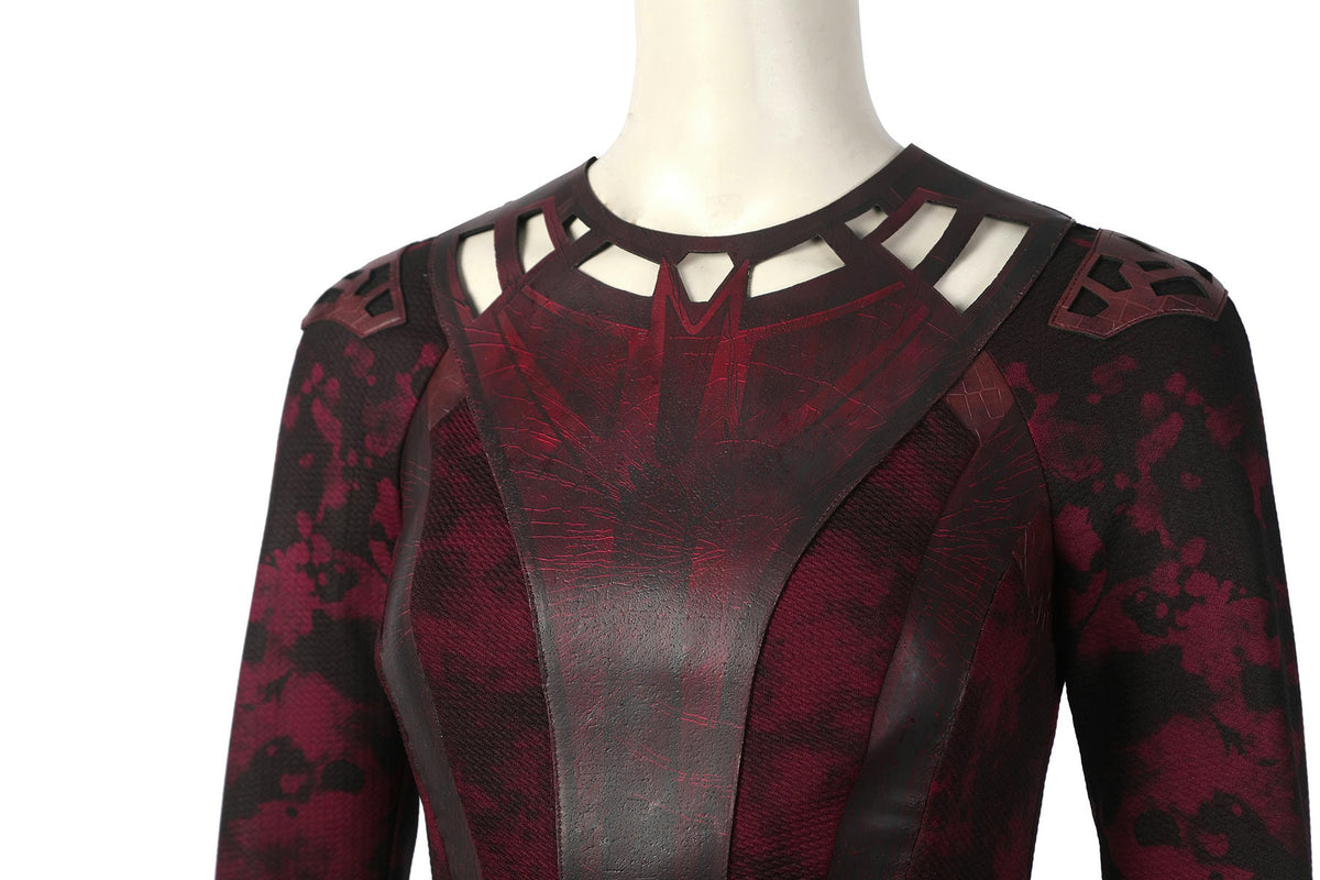 Costume de cosplay de la Sorcière rouge du Multivers de la folie | Tenue Marvel