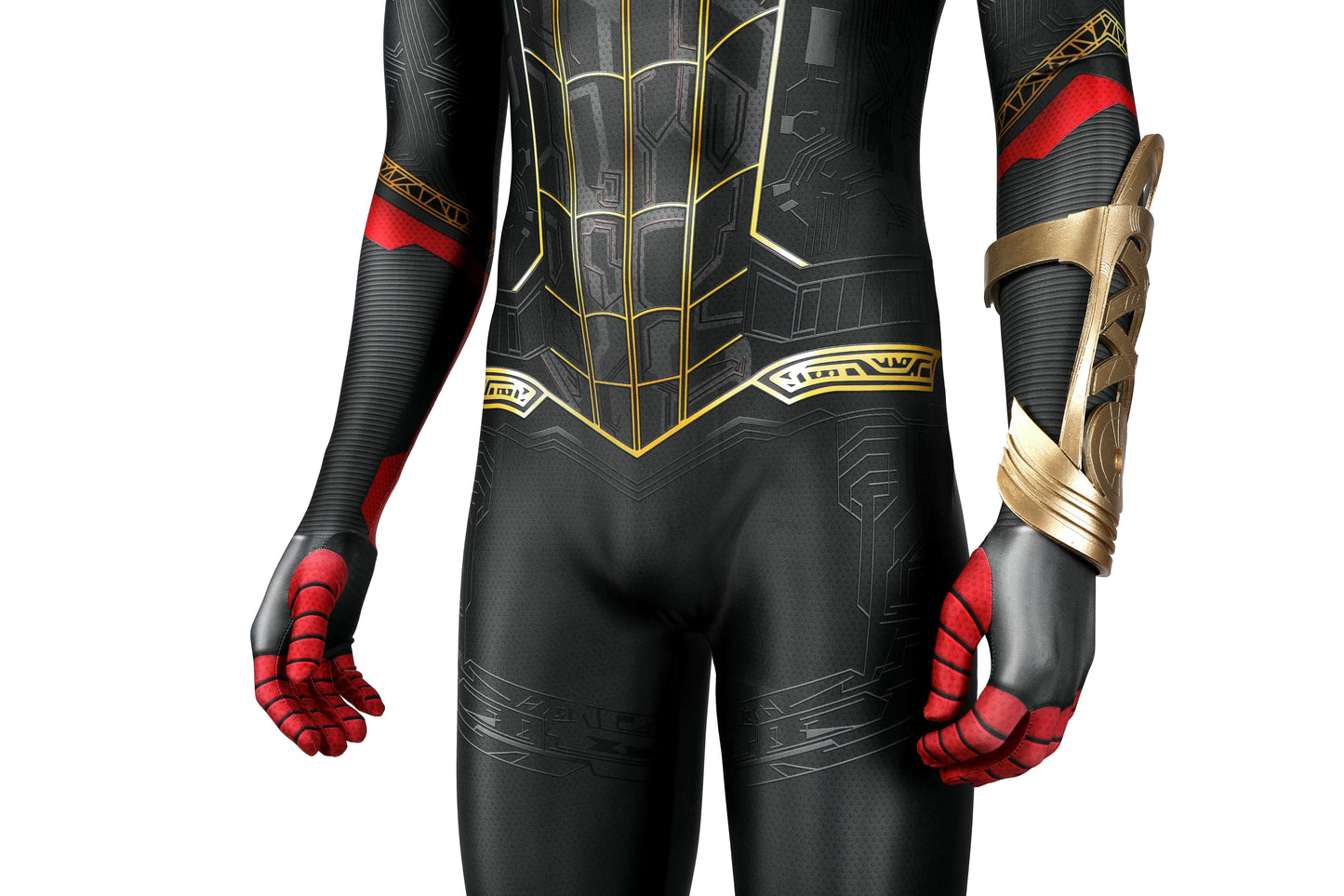 Spider-Man 3 Schwarz-Rot-Goldener Anzug Cosplay Kostüm | Marvel Outfit