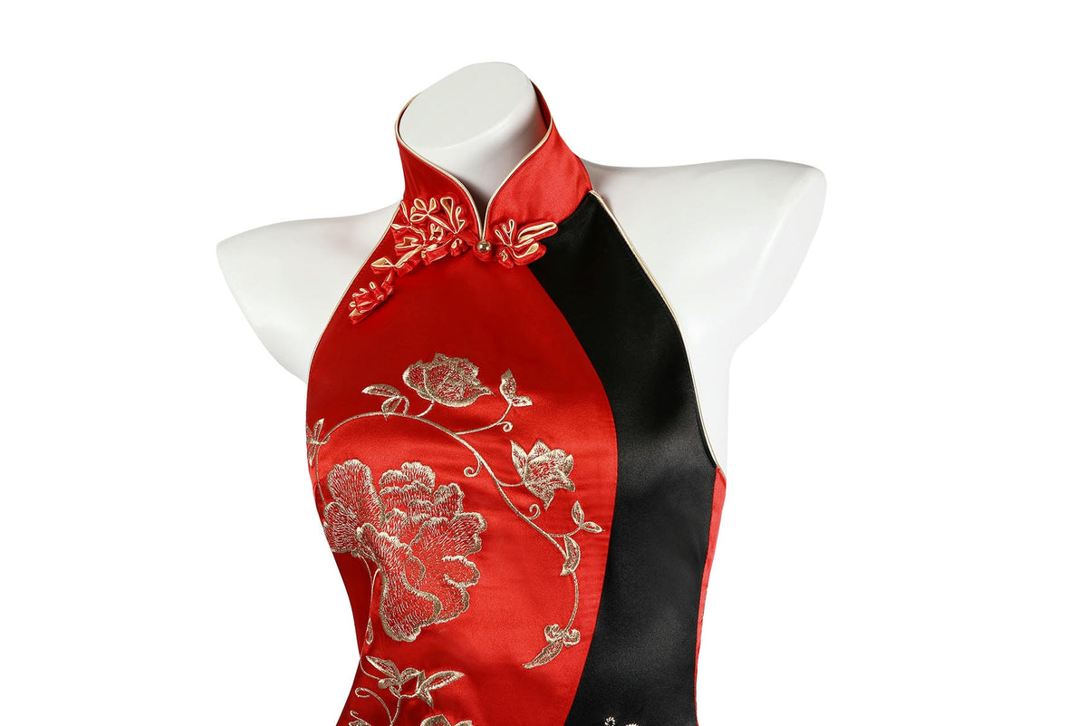 Resident Evil 4 Remake Ada Wong Cheongsam Cosplay Costume – Gaming Outfit – photo 8 of 15