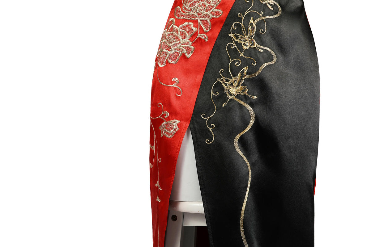 Resident Evil 4 Remake Ada Wong Cheongsam Cosplay Costume – Gaming Outfit – photo 11 of 15