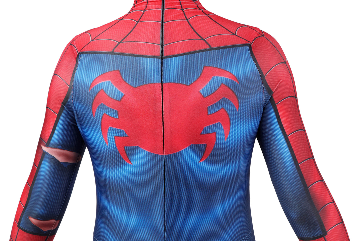 Spider-Man PS5 Classic Damaged Cosplay Kostüm für Kinder | Marvel Outfit