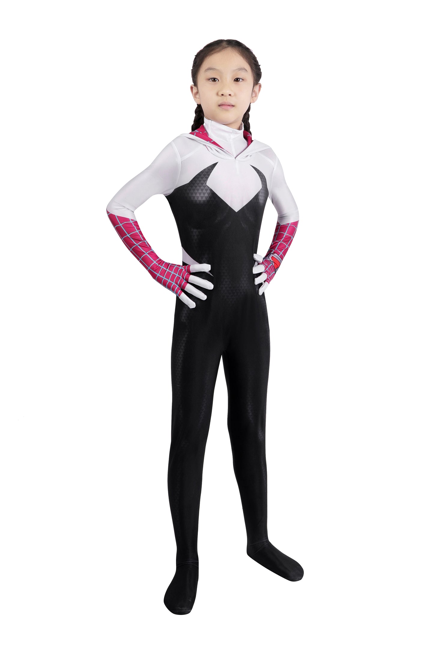 Spider-Man Gwen Cosplay-Kostüm für Kinder | Marvel-Outfit 