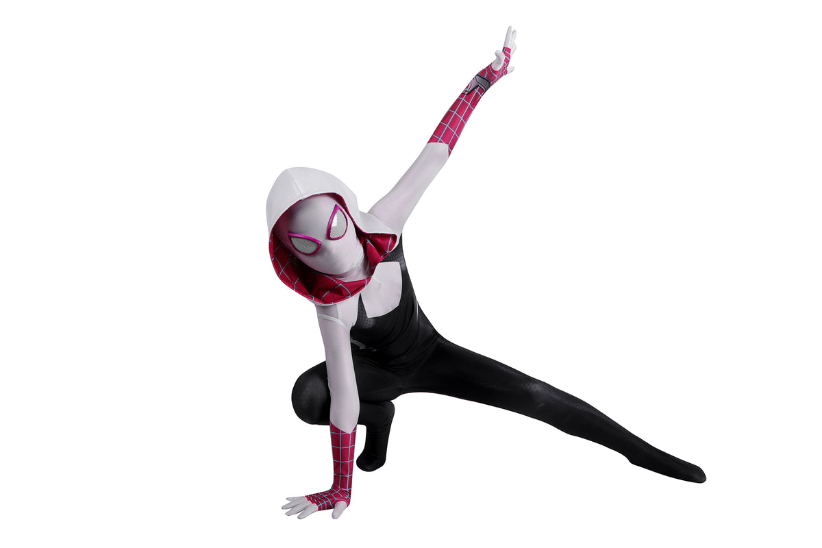 Spider-Man Gwen Cosplay-Kostüm für Kinder | Marvel-Outfit 