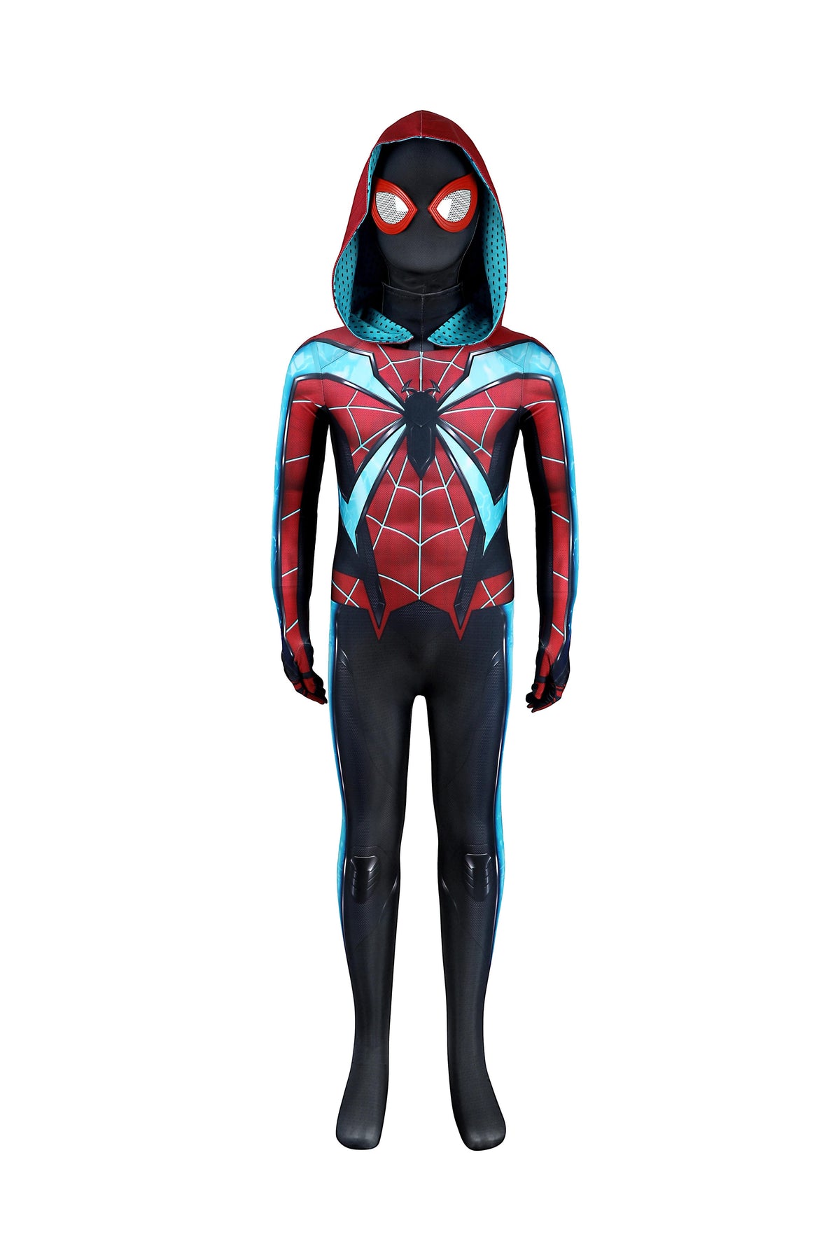 Kids Marvel's Spider-Man 2 Evolve Suit Cosplay Costume | Game Outfit