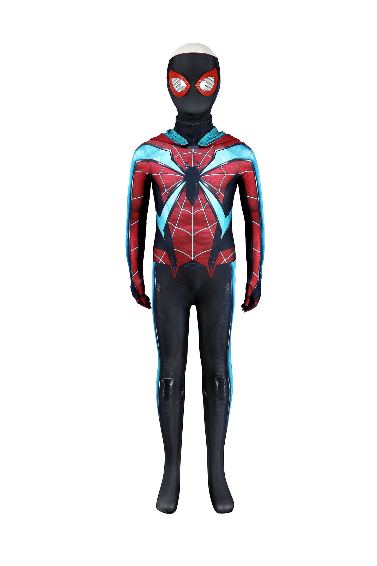 Kids Marvel's Spider-Man 2 Evolve Suit Cosplay Costume | Game Outfit