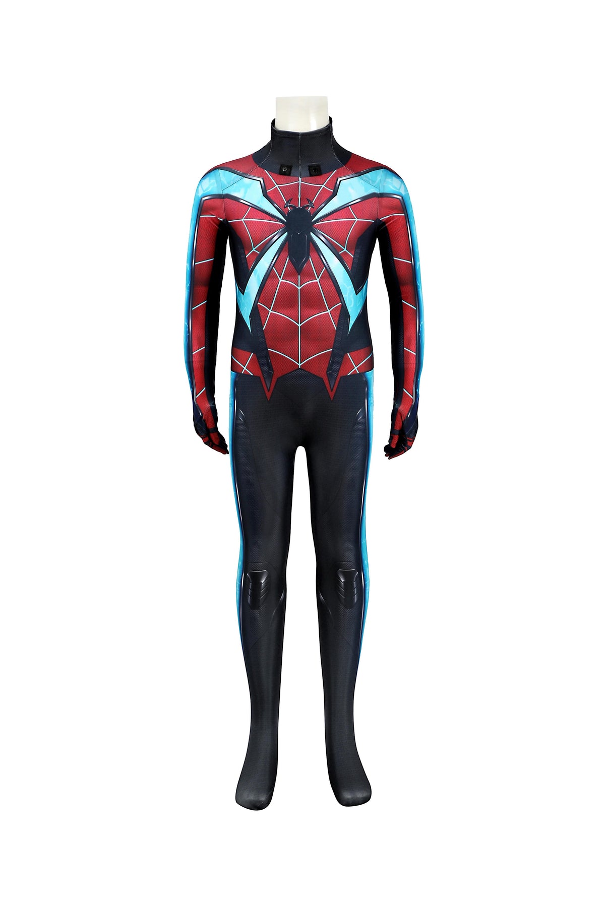 Kids Marvel's Spider-Man 2 Evolve Suit Cosplay Costume | Game Outfit