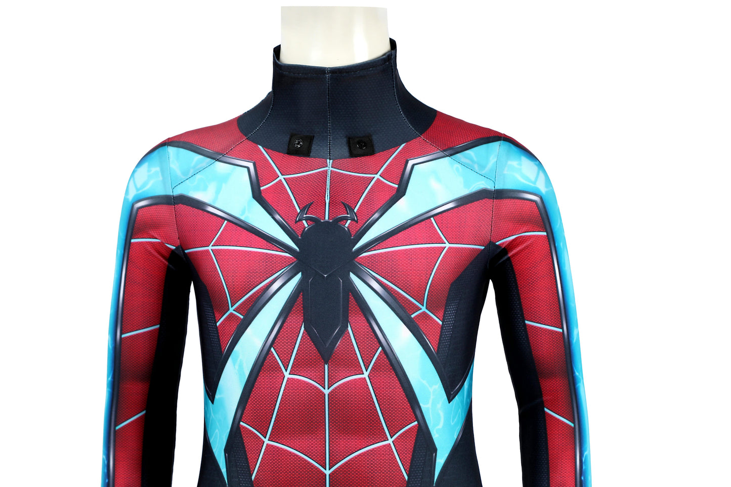 Kids Marvel's Spider-Man 2 Evolve Suit Cosplay Costume | Game Outfit