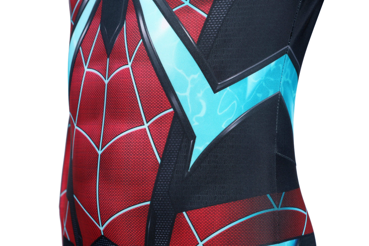 Kids Marvel's Spider-Man 2 Evolve Suit Cosplay Costume | Game Outfit