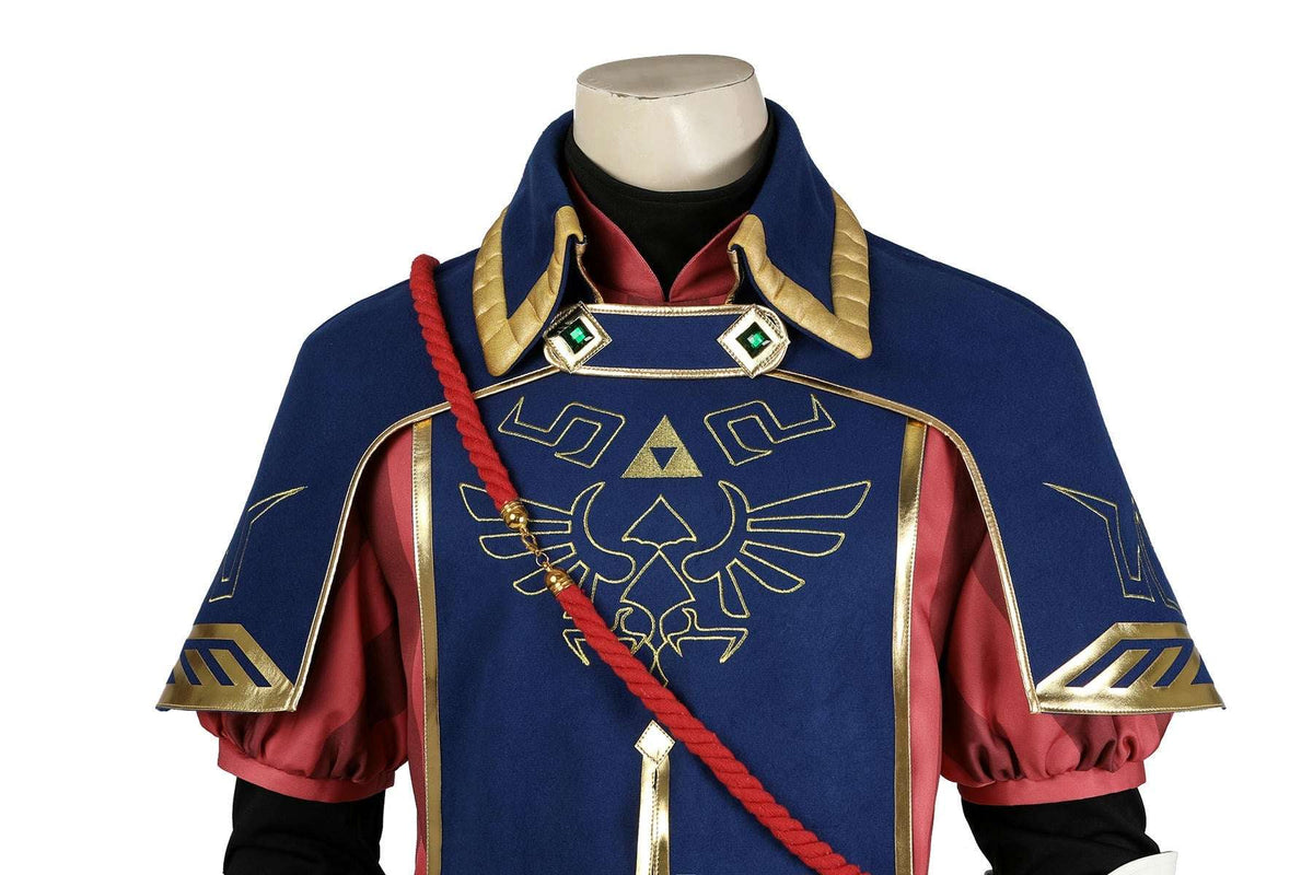 The Legend of Zelda Tears of the Kingdom Link Royal Guard Uniform Complete Cosplay Costume Outfit