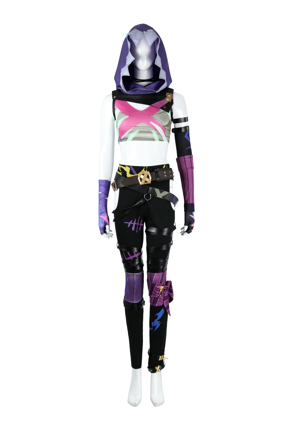 Arcane League of Legends Jinx Cosplay Costume | Gaming Outfit