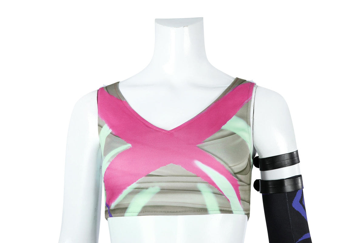 Arcane League of Legends Jinx Cosplay Costume | Gaming Outfit