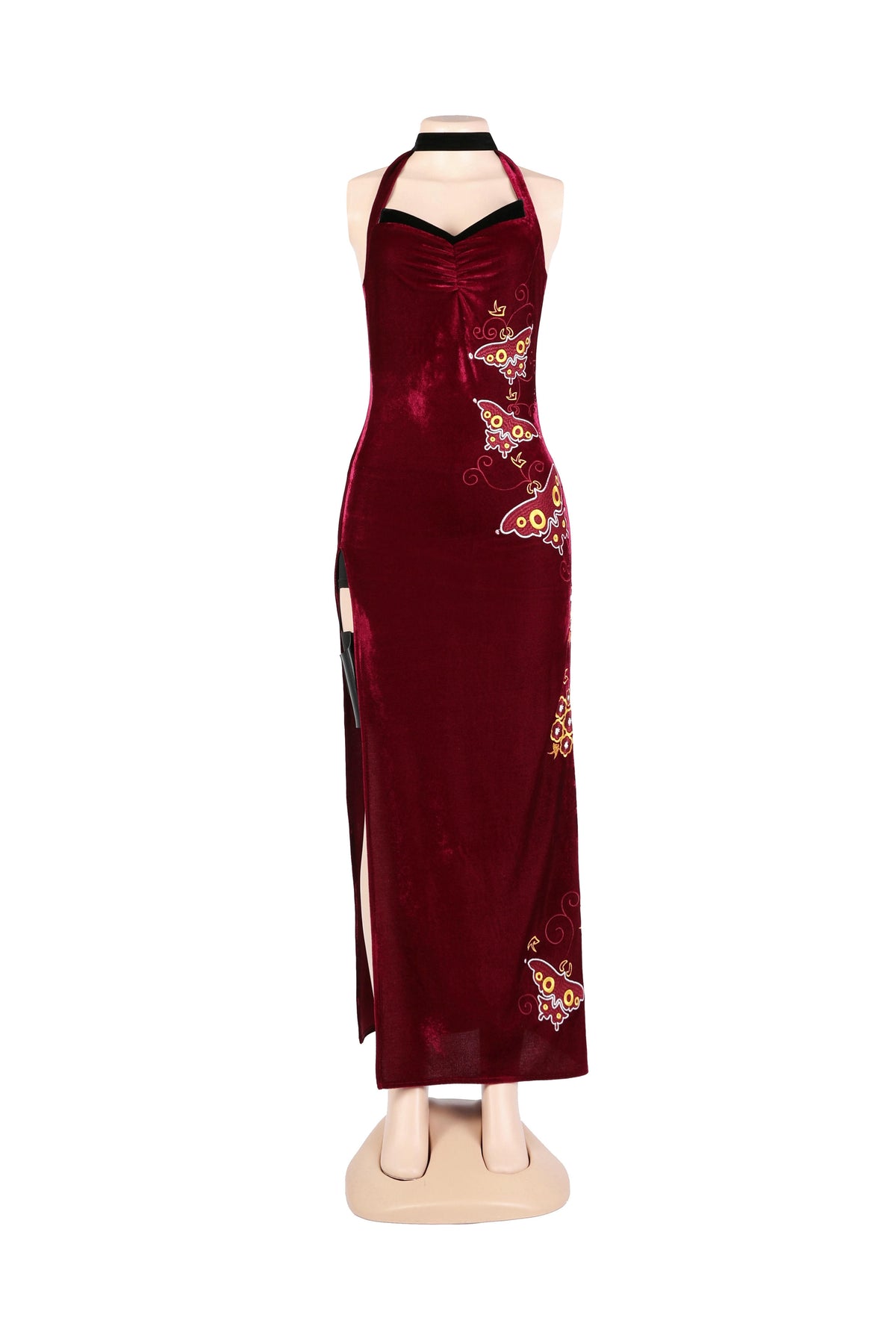 Resident Evil 4 Remake Ada Wong Cheongsam V2 Cosplay Costume – Gaming Outfit – photo 2 of 18