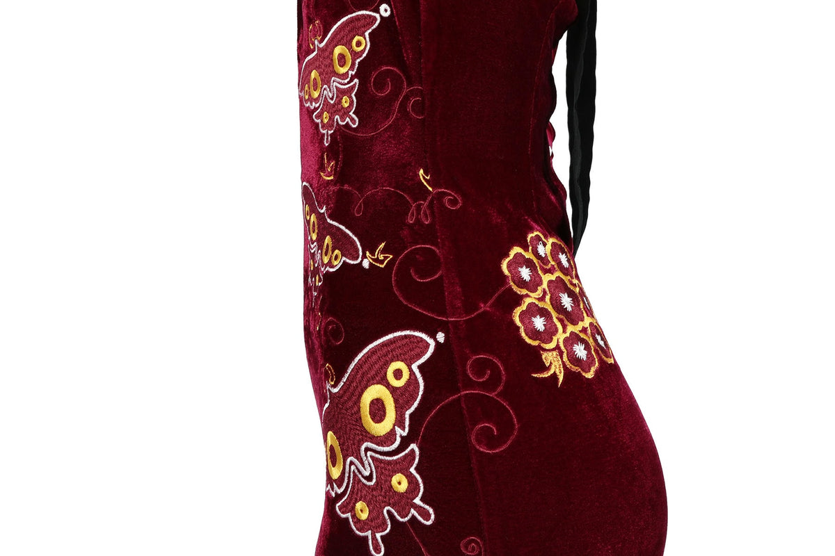 Resident Evil 4 Remake Ada Wong Cheongsam V2 Cosplay Costume – Gaming Outfit – photo 12 of 18