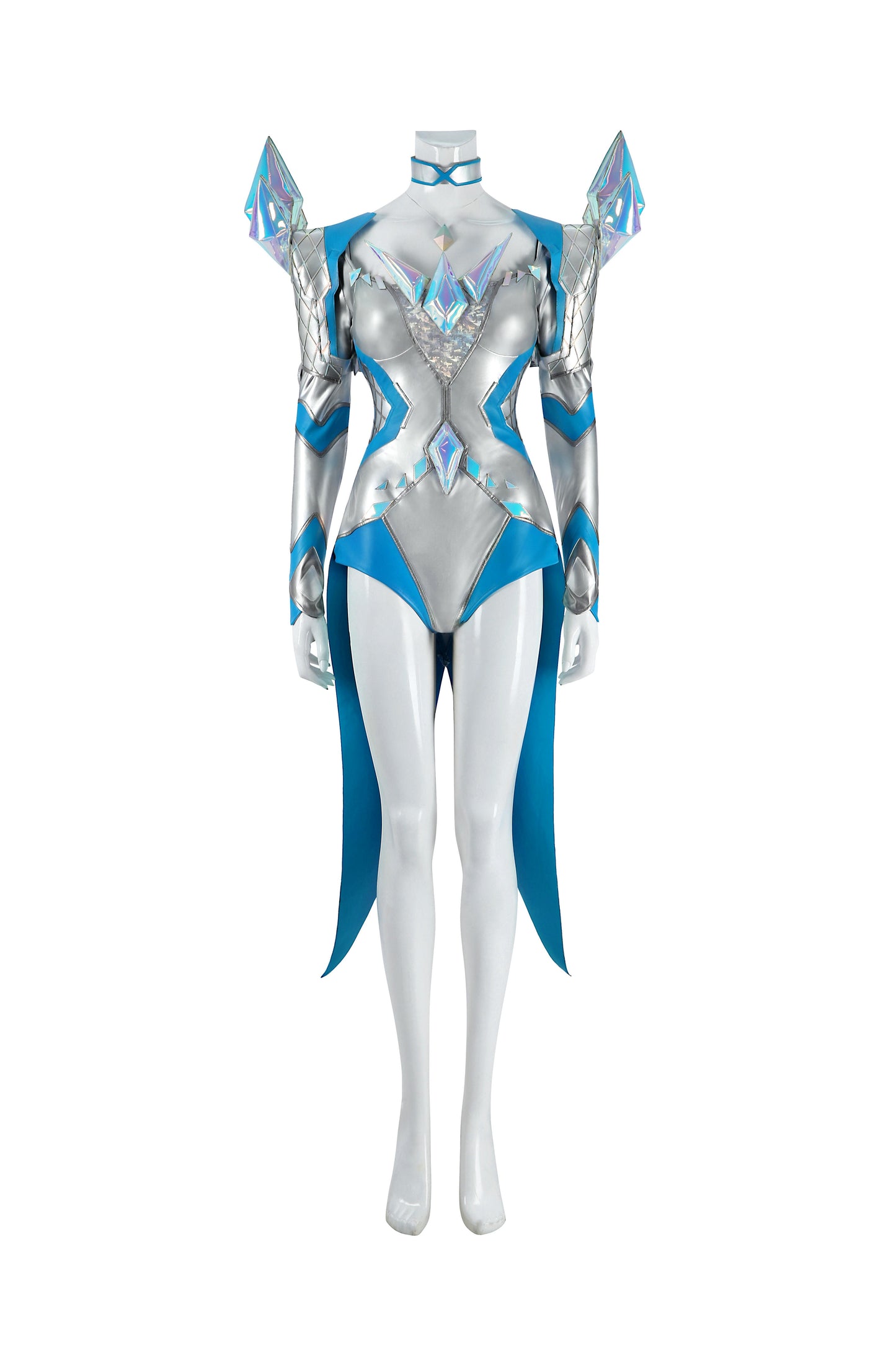 Costume de cosplay Emma Frost de la Reine Blanche Marvel Rivals | Tenue de jeu