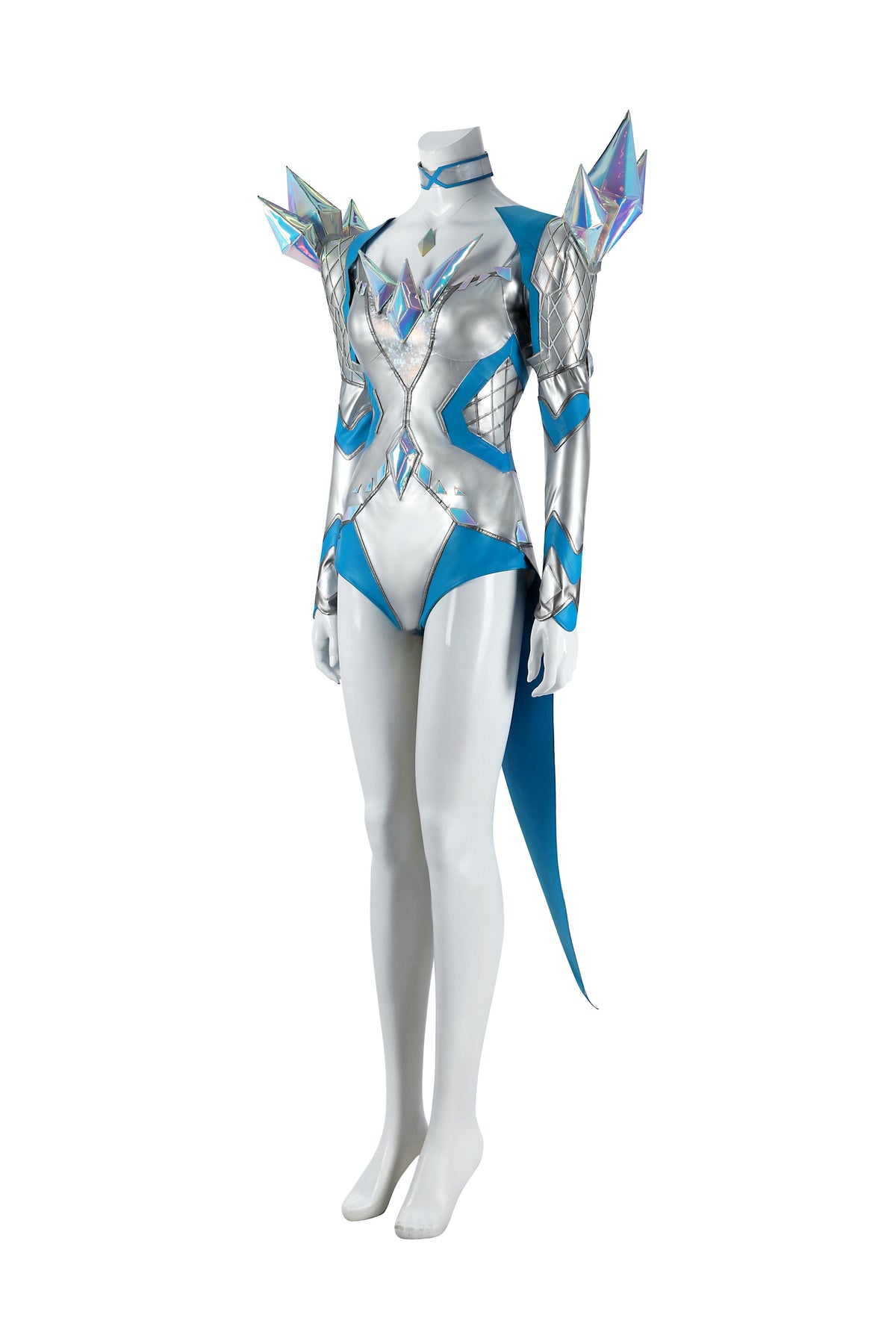 Costume de cosplay Emma Frost de la Reine Blanche Marvel Rivals | Tenue de jeu