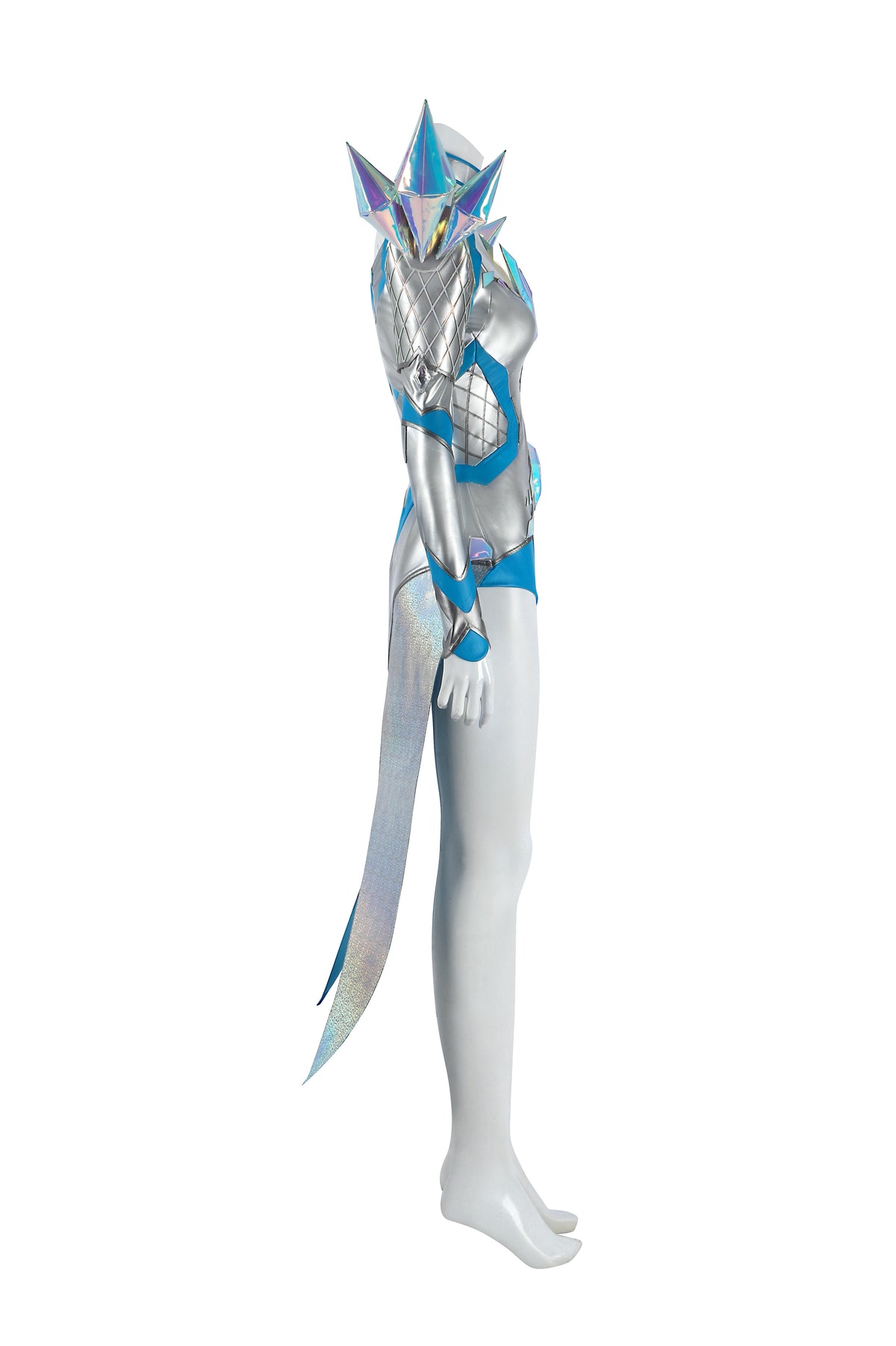 Costume de cosplay Emma Frost de la Reine Blanche Marvel Rivals | Tenue de jeu