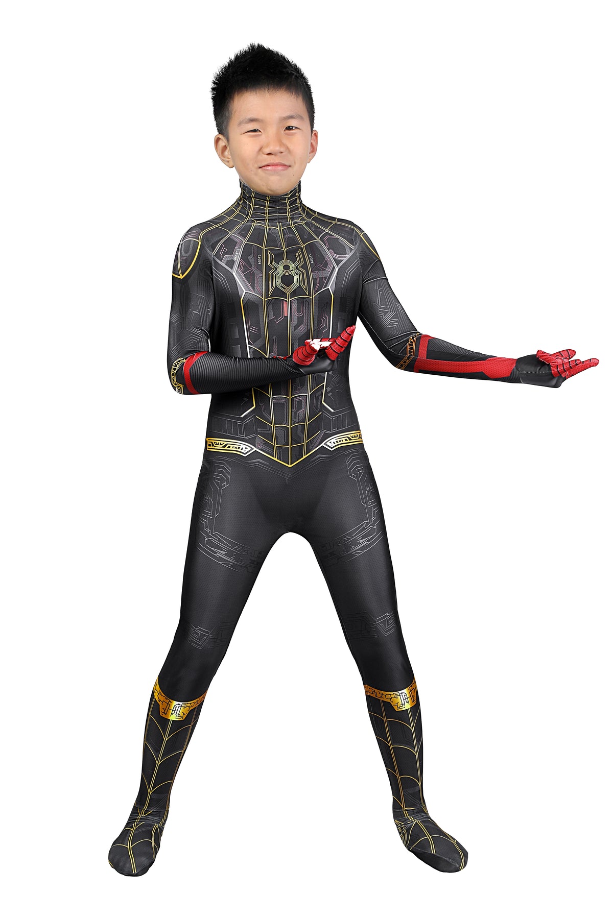 Spider-Man No Way Home Cosplay-Kostüm für Kinder | Marvel-Outfit