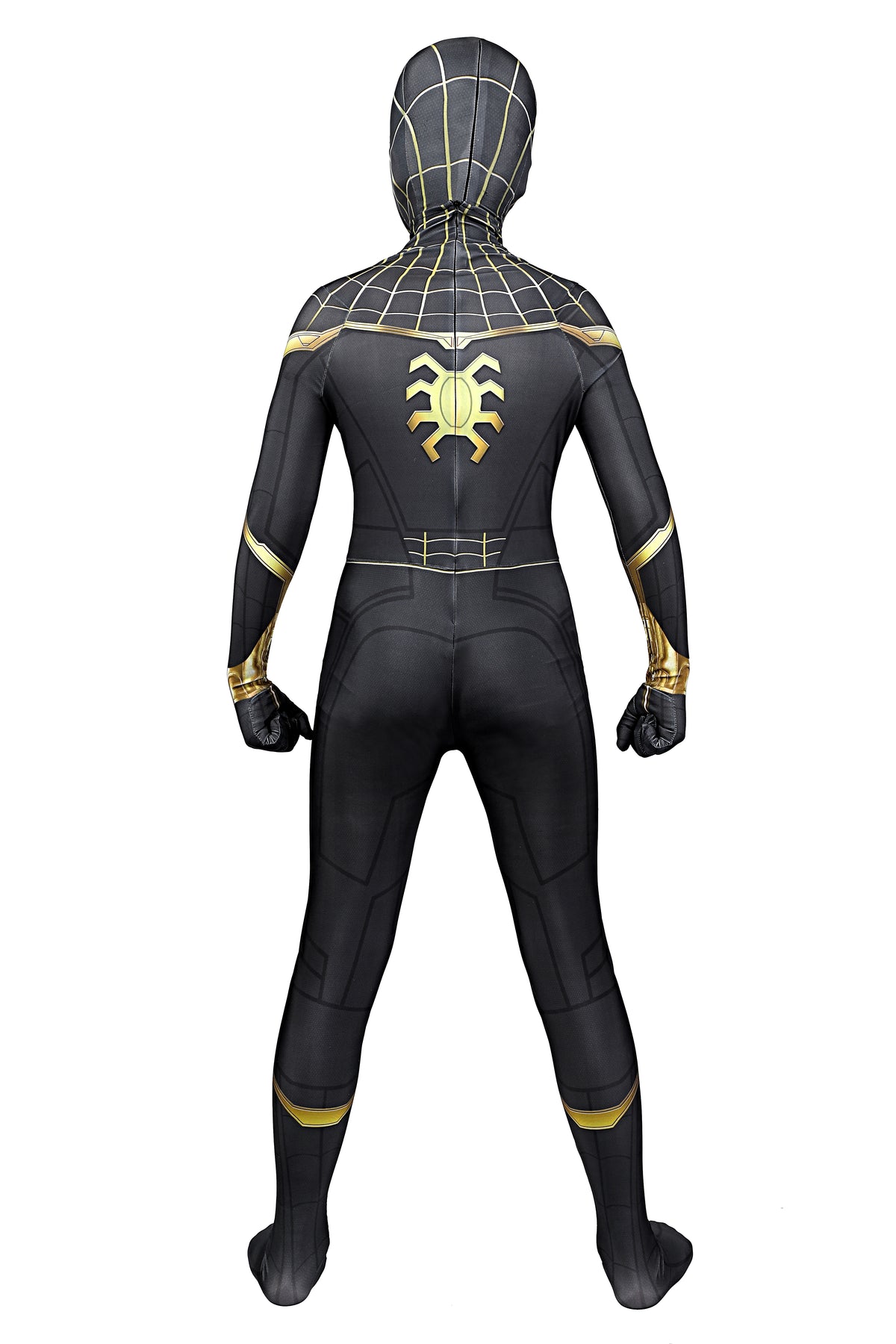 Spider-Man 3 Cosplay-Kostüm für Kinder in Schwarz und Gold | Marvel-Outfit