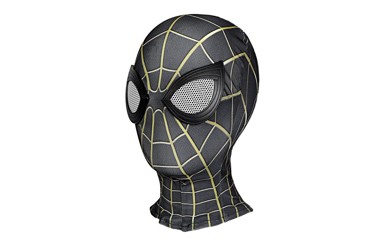 Spider-Man 3 Cosplay-Kostüm für Kinder in Schwarz und Gold | Marvel-Outfit