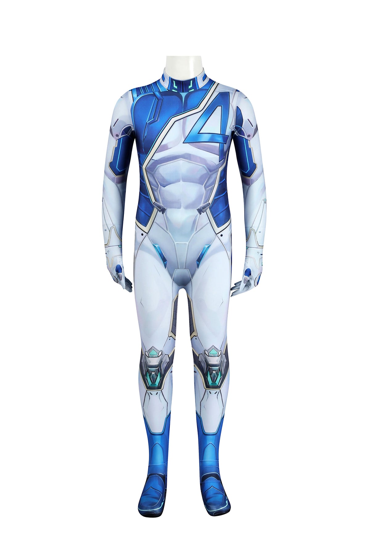 Kids Marvel Rivals Mister Fantastic Cosplay Costume | Game Outfit