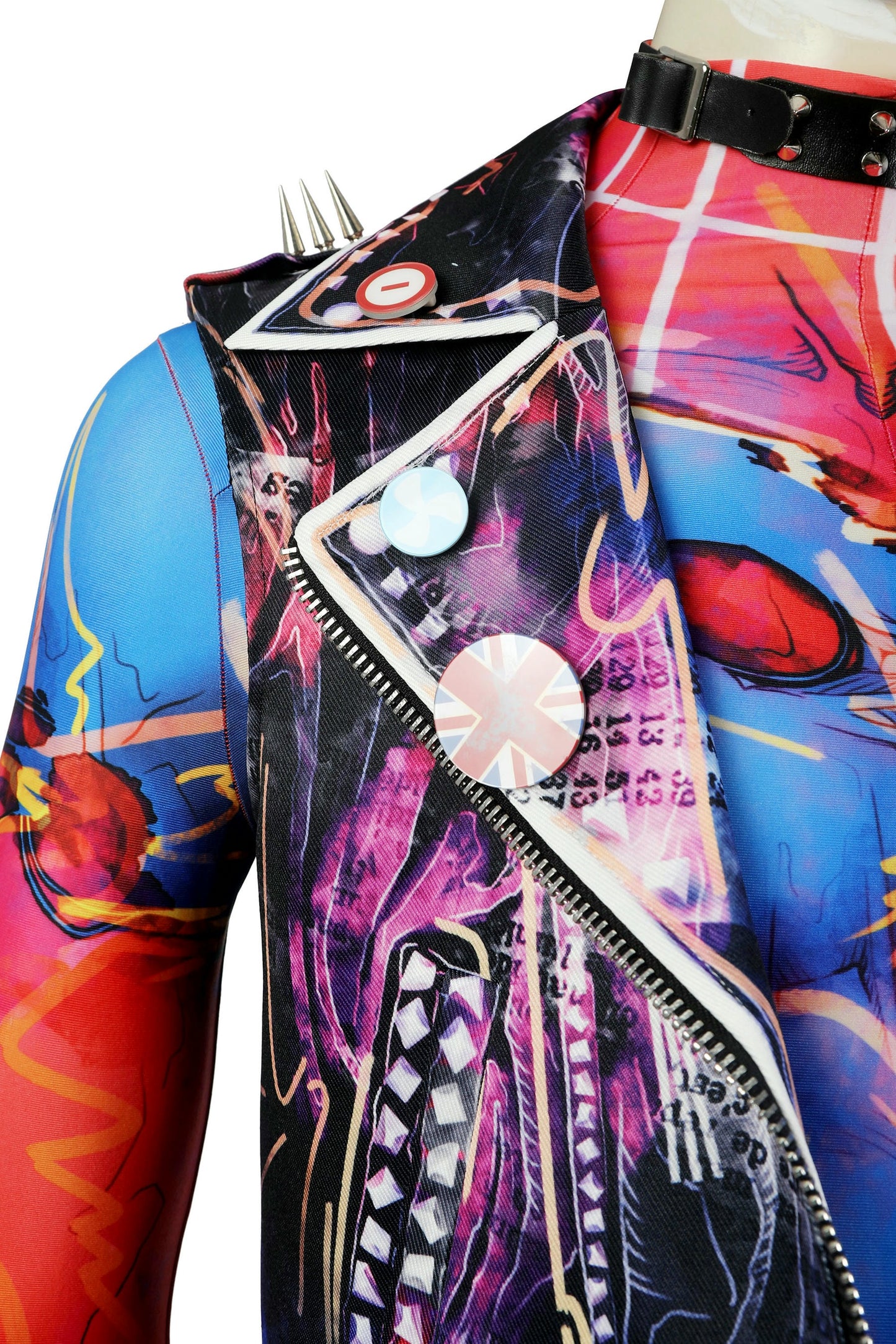 Spider-Man Spider-Punk Hobart Brown Cosplay Kostüm | Marvel Outfit