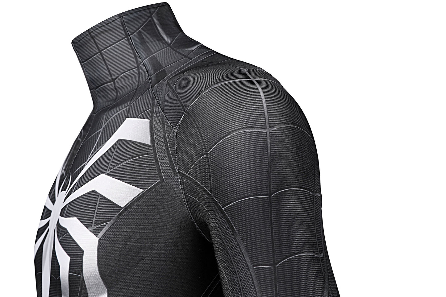 Spider-Man Symbiote Black Suit Cosplay Costume | On Sale