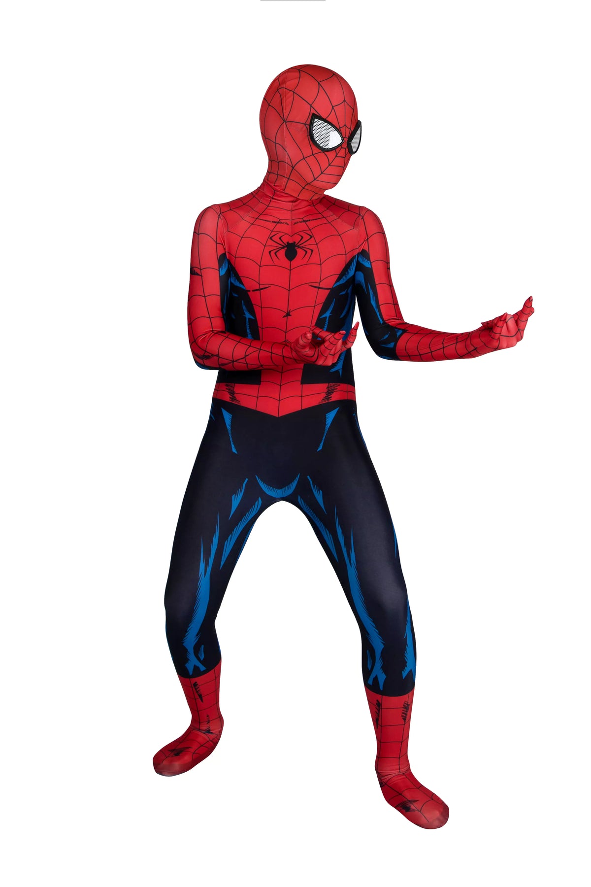Spider-Man PS5 Vintage Comic Anzug Cosplay Kostüm für Kinder | Marvel Outfit