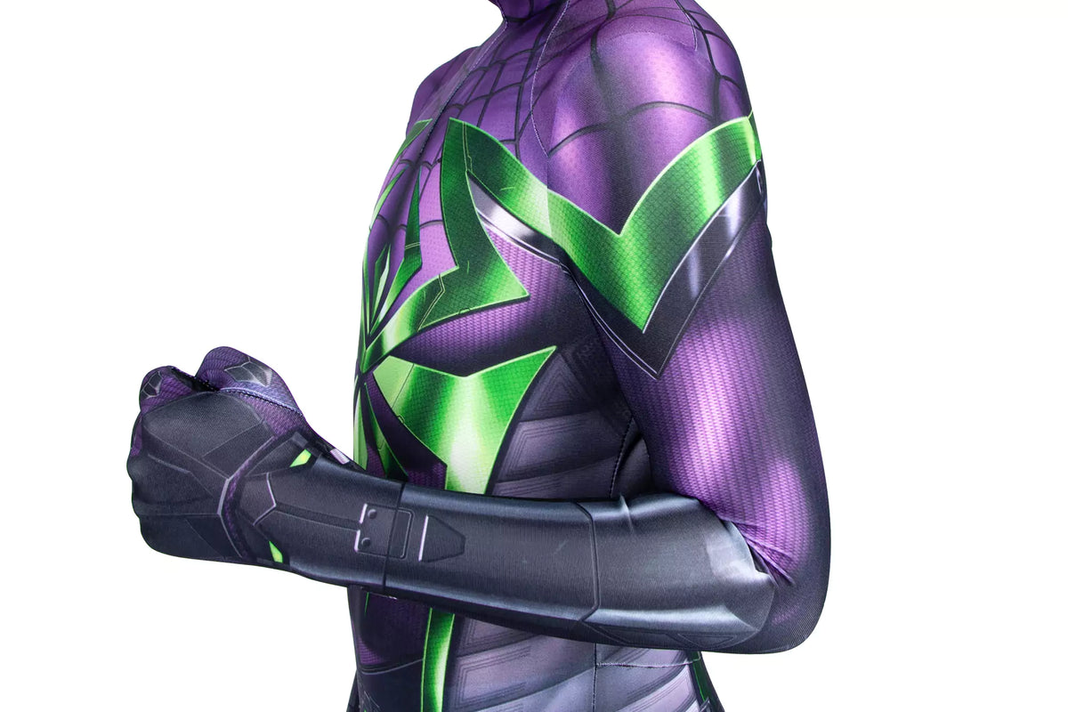 Spider-Man Purple Reign Cosplay-Kostüm für Kinder | Marvel-Outfit