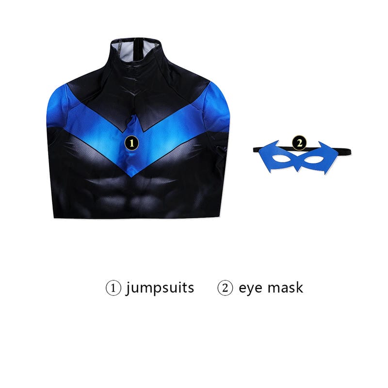 Dick Grayson Nightwing Cosplay Costume | DC Outfit