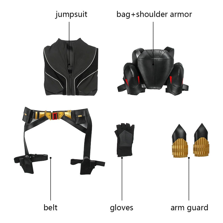 Black Widow Natasha Romanoff Custom Cosplay Kostüm | Marvel Outfit