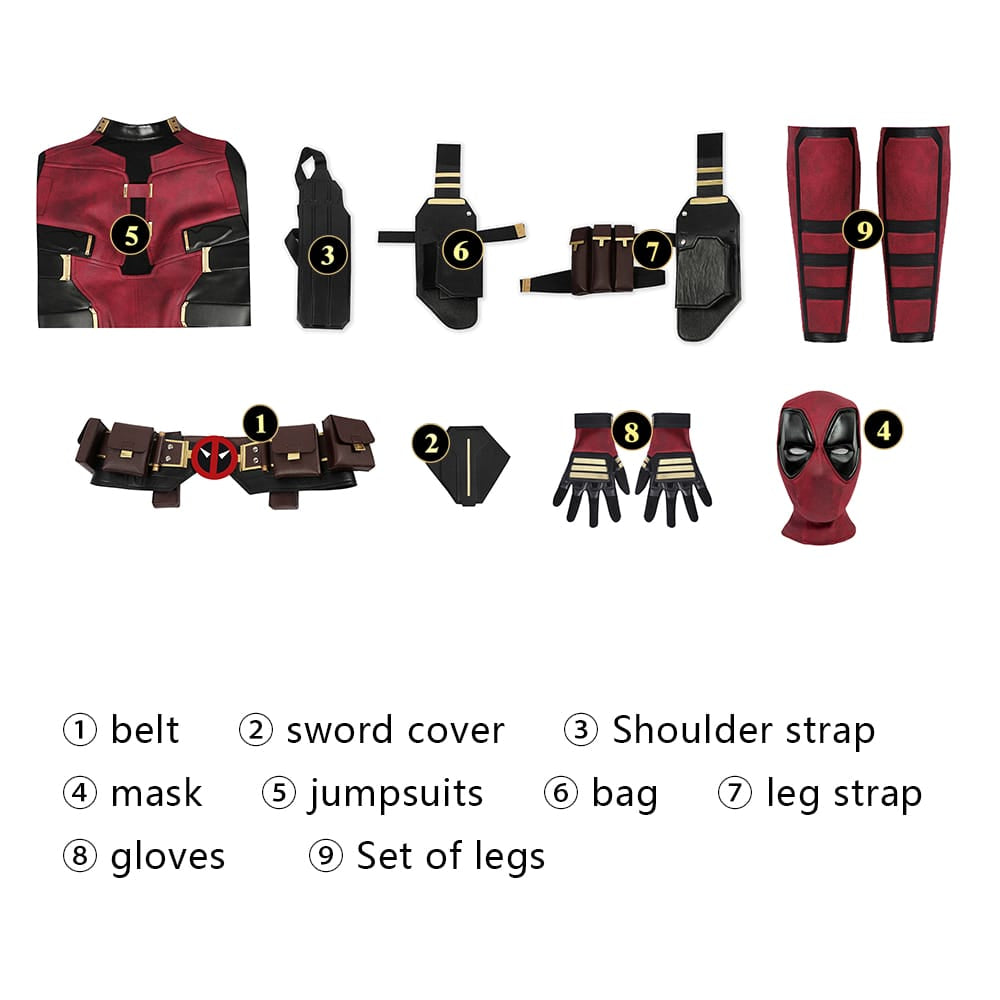 Deadpool 3 Ladypool Cosplay Kostüm | Marvel Outfit