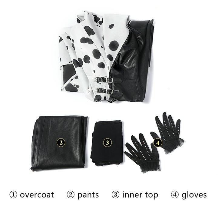 Disney Cruella De Vil Cosplay Costume – Movie Outfit – photo 3 of 18