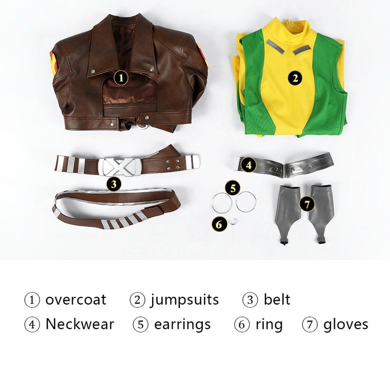 Marvel Rivals Rogue Cosplay Costume | Game Outfit