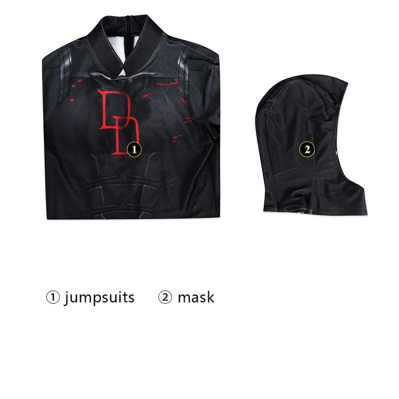 Kids Daredevil Season 2 Matt Murdock Cosplay Costume | Movie Outfit