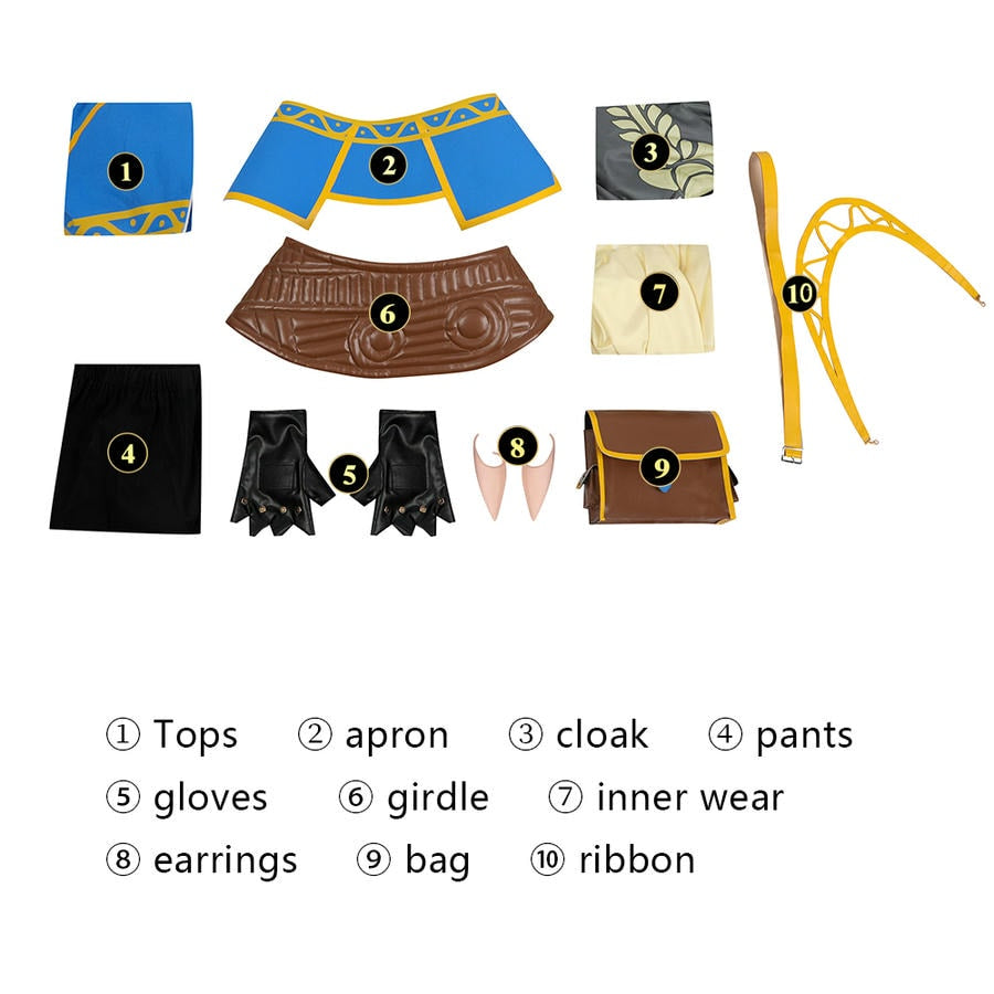 Tears of the Kingdom Princess Zelda Cosplay Costume – Gaming Outfit – photo 3 of 19