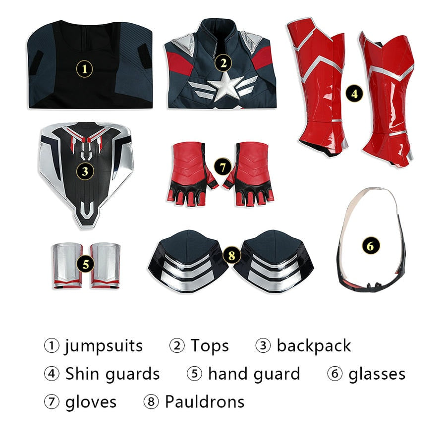Captain America Brave New World Cosplay-Kostüm | Marvel-Outfit