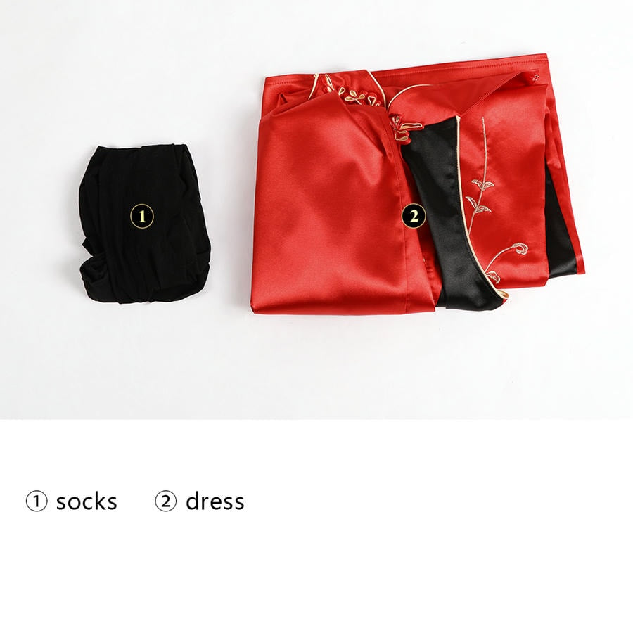 Resident Evil 4 Remake Ada Wong Cheongsam Cosplay Costume – Gaming Outfit – photo 3 of 15