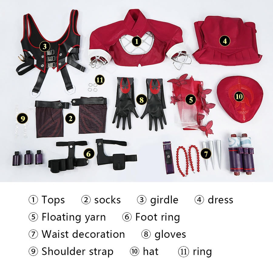 Marvel Rivals Psylocke Blood Kariudo Cosplay Kostüm | Gaming-Outfit