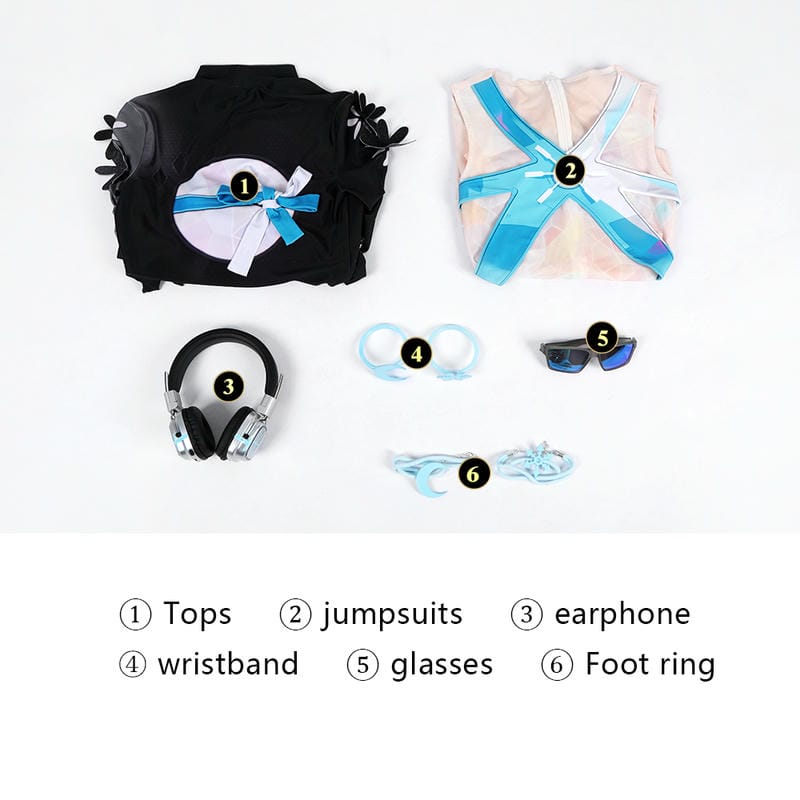 Marvel Rivals Luna Snow Cosplay Costume | Game Outfit