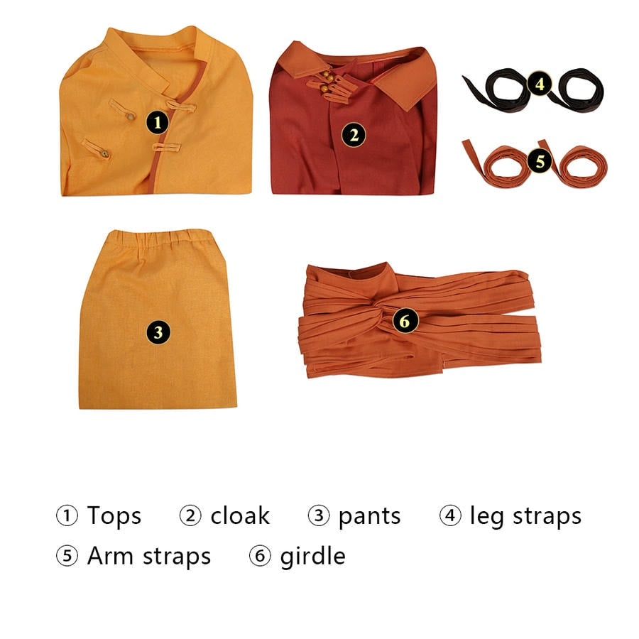 The Last Airbender Aang Cosplay Costume – Movie Outfit – photo 3 of 19