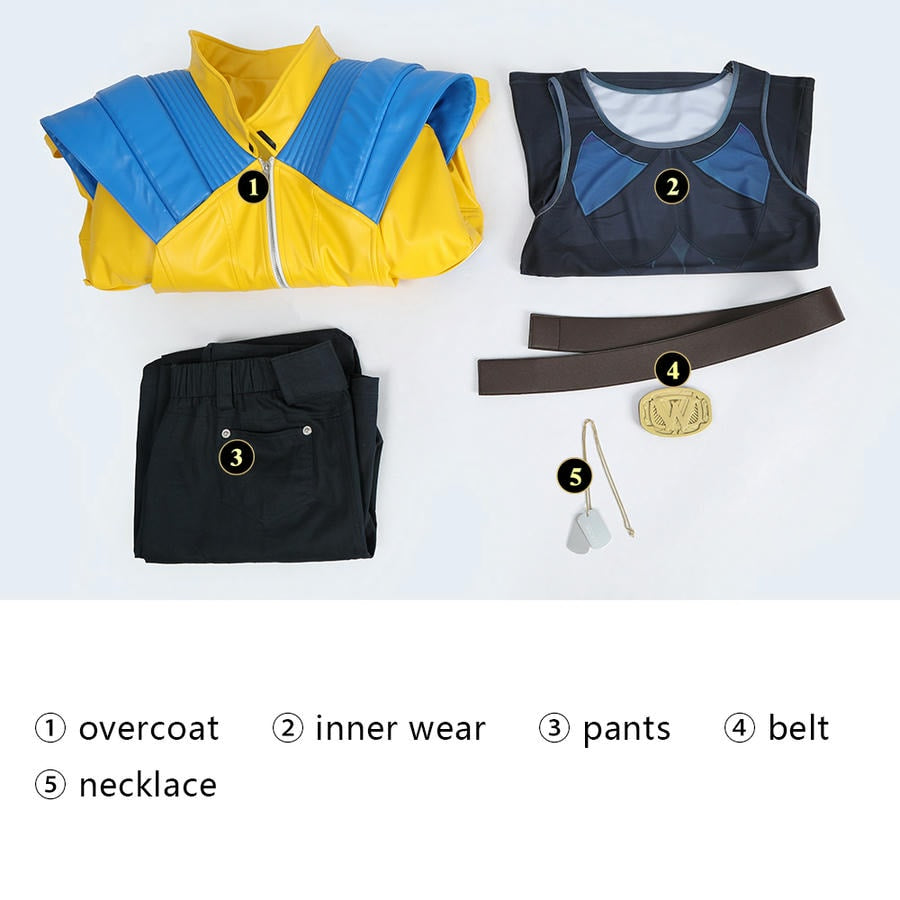Marvel Rivals Wolverine Cosplay-Kostüm | Gaming-Outfit