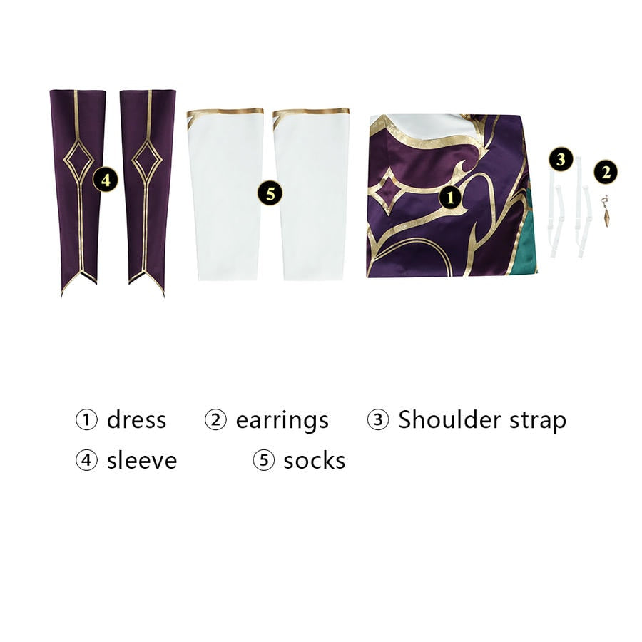 League of Legends Coven Morgana Cosplay Costume – Gaming Outfit – photo 3 of 22