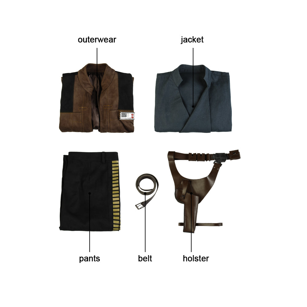 Star Wars Han Solo Cosplay Costume – TV Outfit – photo 3 of 20