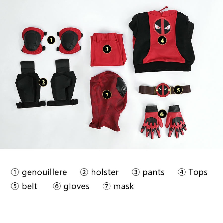 Kids Deadpool Cosplay Costume – Marvel Outfit – photo 3 of 25