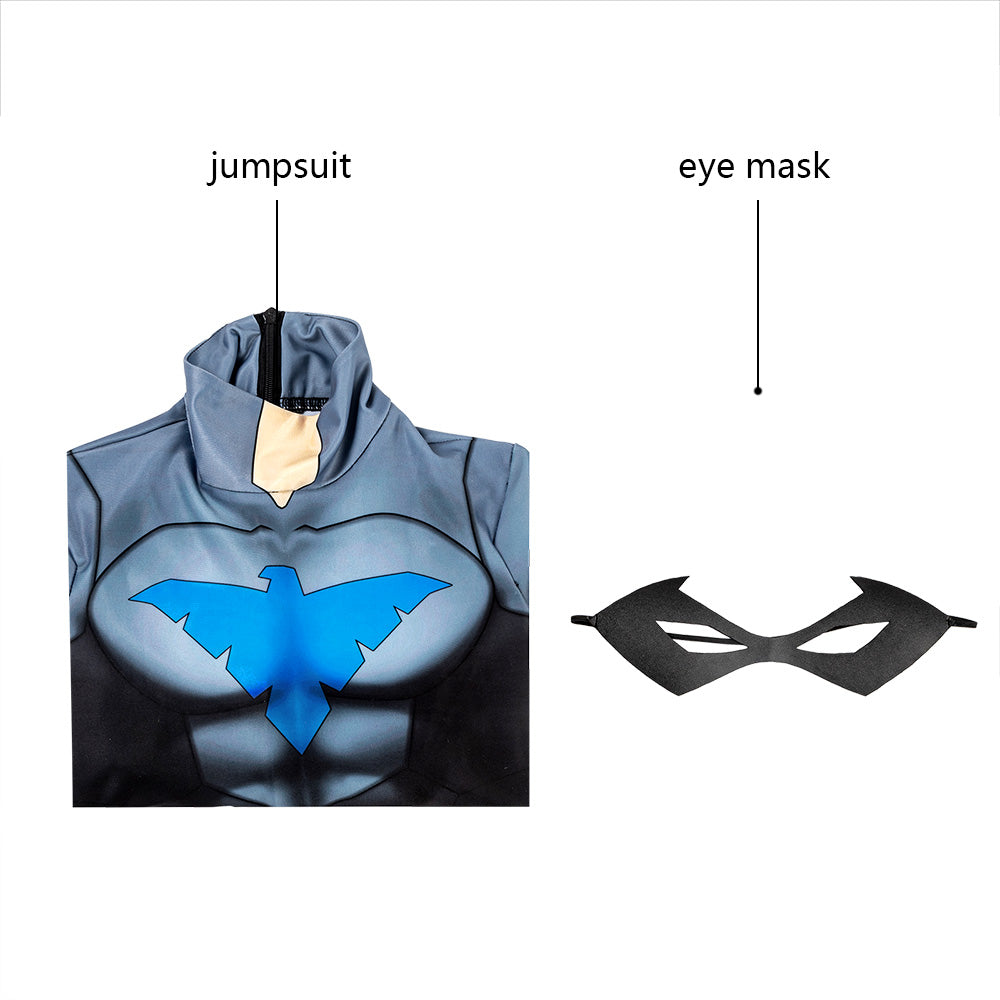 Kids Nightwing Son of Batman Cosplay Costume – DC Outfit – photo 3 of 16